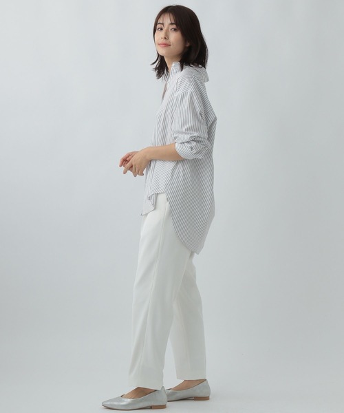 「Elura」 長袖シャツ LARGE ライトベージュ レディース_画像8