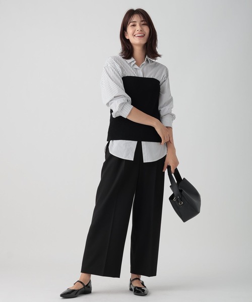 「Elura」 長袖シャツ LARGE ライトベージュ レディース_画像9