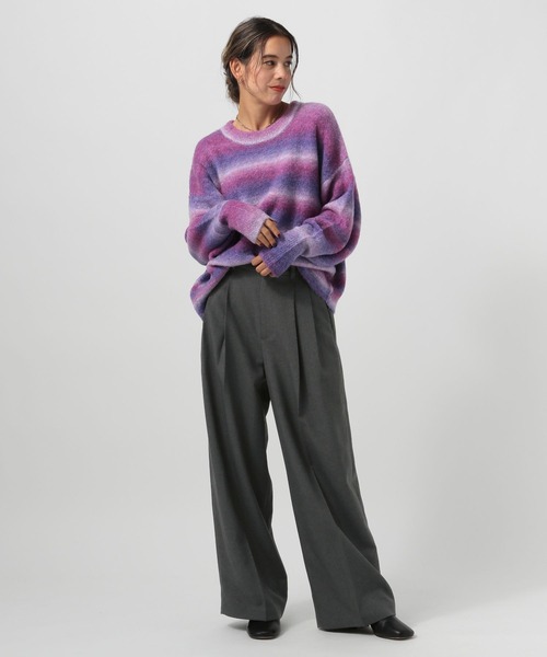 「BAYFLOW」 パンツ MEDIUM ブラック レディース_画像3