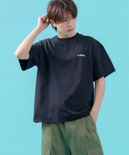 15956✨良品✨グッチ ビッグロゴ シェリーライン ヴィンテージ Tシャツ GUCCI ロゴ オーバーサイズ コットン Tシャツ ・ブラック コットン