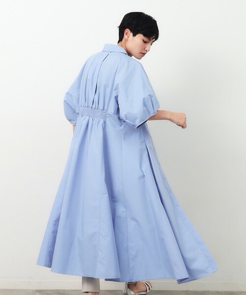 「OPAQUE.CLIP」 シャツワンピース 40 ブラウン レディース_画像7