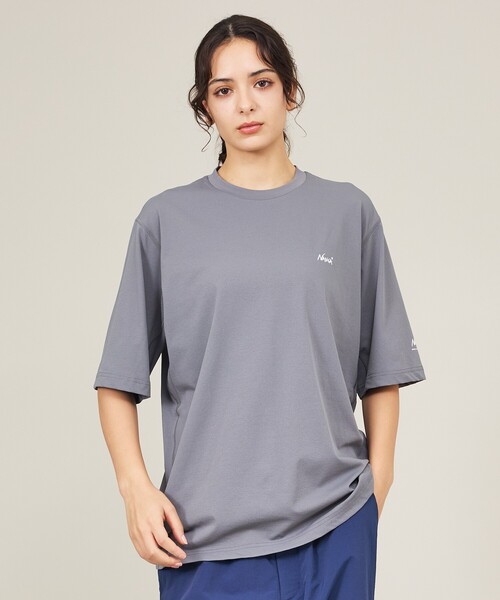 NANGA（ナンガ） tシャツ 」AirFlex RASH GUARD TEE /ブランドロゴ