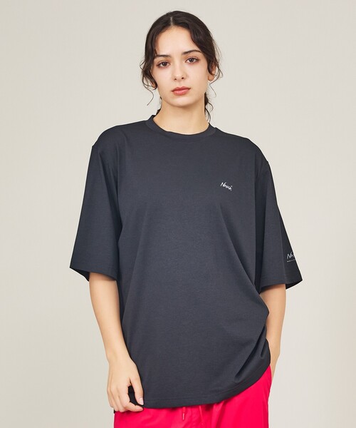 新品未使用タグ付きgypsohila Drawstring Rash Guard NANGA（ナンガ） tシャツ 」AirFlex RASH GUARD TEE /ブランドロゴ