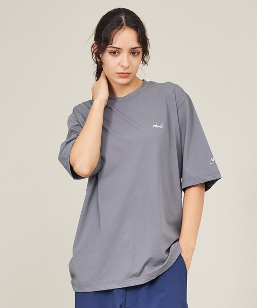 NANGA（ナンガ） tシャツ 」AirFlex RASH GUARD TEE /ブランドロゴ