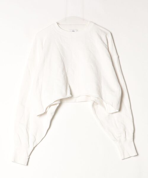 HYKE（ハイク） スウェットカットソー 2 ホワイト レディース