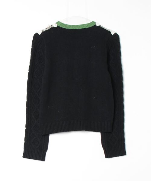 「RED VALENTINO」 長袖ニット X-SMALL ブラック レディース_画像2