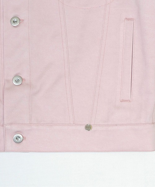 「MILK」 デニムジャケット FREE ピンク レディース_画像4