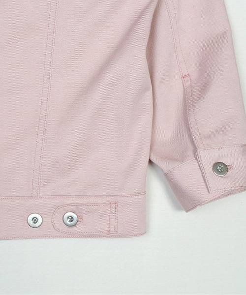 「MILK」 デニムジャケット FREE ピンク レディース_画像5