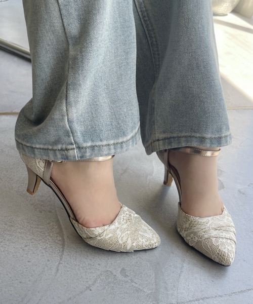 「DEMETER」 パンプス LL シルバー レディース_画像9