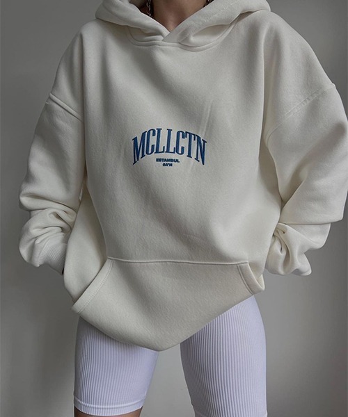 「c.u.l」 スウェットカットソー X-LARGE ブルー レディース_画像2