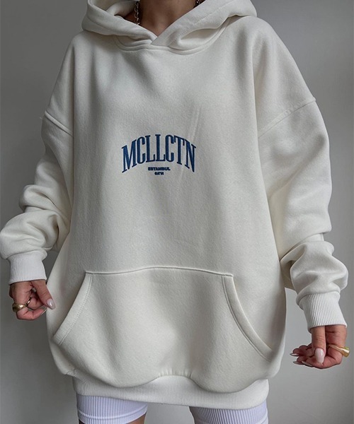 「c.u.l」 スウェットカットソー X-LARGE ブルー レディース_画像4