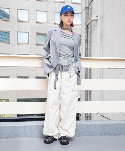 「New Balance」 ローカットスニーカー 29.0cm ブラック レディース_画像9