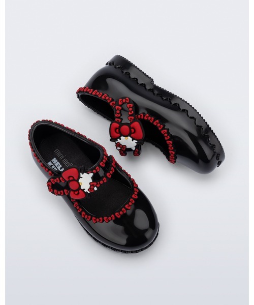 バレエシューズ MINI MELISSA HIP BALLERINA + HELLO KITTY AND FRIENDS BB キッズ 子供 女の子の画像