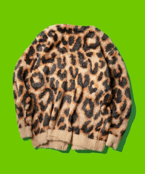「HUF」 ニットカーディガン - ブラウン メンズの画像