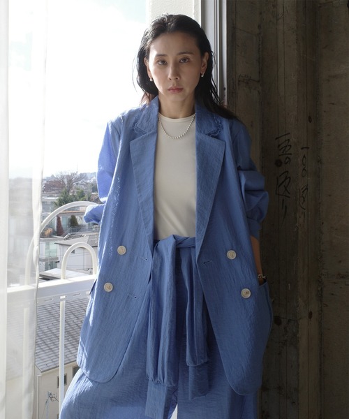 Ameri（アメリ） ジャケット テーラードジャケット MEDI LINE LACE