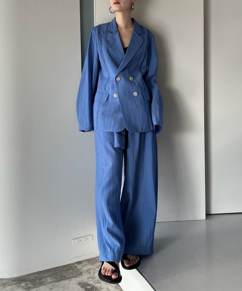 Ameri（アメリ） ジャケット テーラードジャケット MEDI LINE LACE