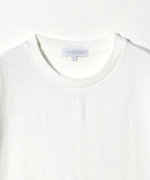 A DAY IN THE LIFE tシャツ ライト ドビーワッフル レイヤード