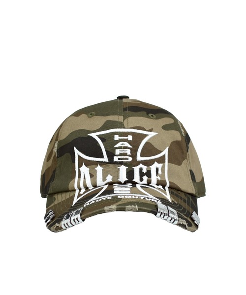 Alice Hollywood クロス刺繍キャップ ユニセックス ALICE HOLLYWOOD キャップ 帽子 MOTO COUTURE CAP メンズ レディース