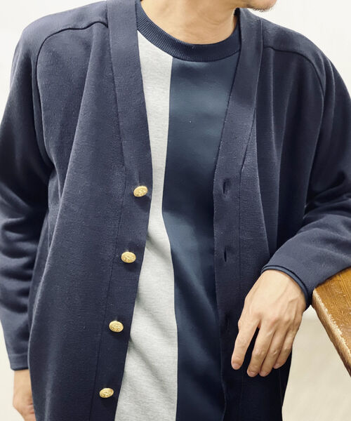 「NOLLEY'S goodman」 ニットカーディガン MEDIUM ホワイト系その他6 メンズ_画像8