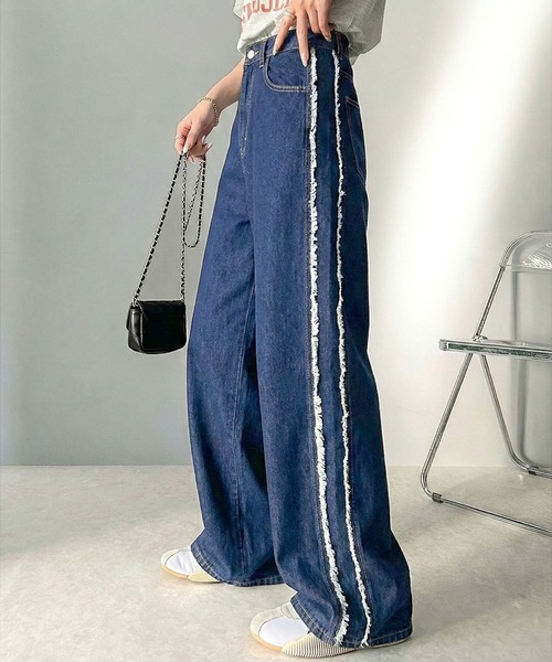 「Java」 デニムパンツ SMALL ブルー レディース_画像3