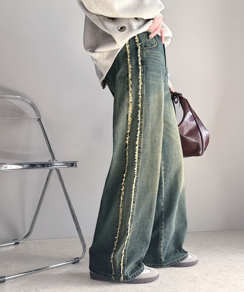 「Java」 デニムパンツ SMALL ブルー レディース_画像7