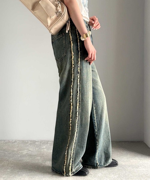 「Java」 デニムパンツ SMALL ブルー レディース_画像8
