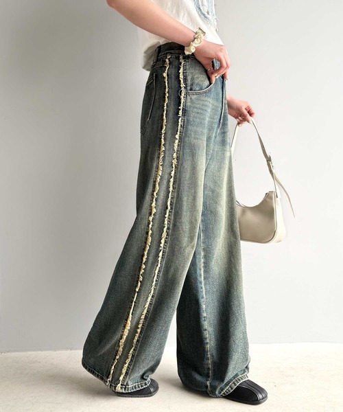 「Java」 デニムパンツ SMALL ブルー レディース_画像10
