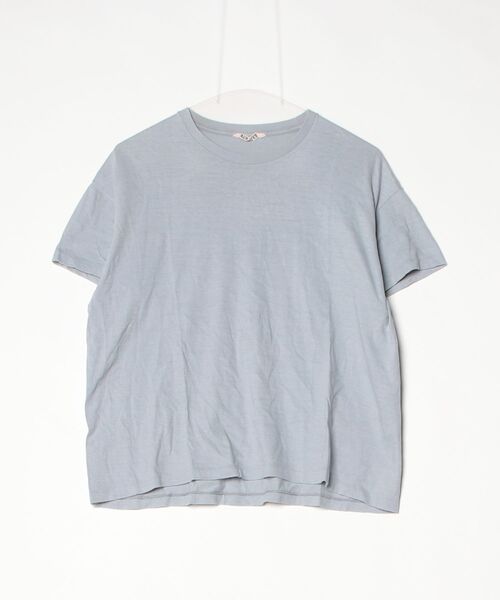 AURALEE（オーラリー） 半袖Tシャツ 1 ブルー レディース : ZOZOTOWN