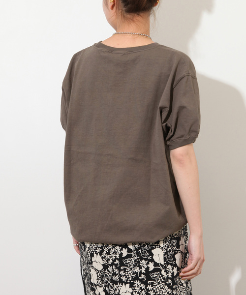 「Goodwear」 半袖カットソー X-LARGE ライトグレー レディース_画像2