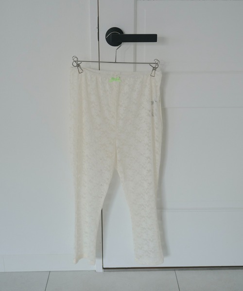 FEKETE（フェケテ） パンツ ribbon lace leggings / リボンレース