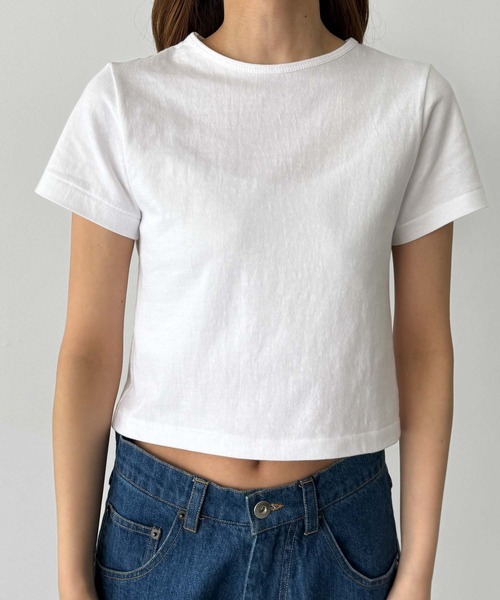 「CANAL JEAN」 半袖Tシャツ ONE SIZE ブラック レディース_画像8