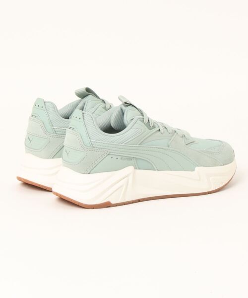 「PUMA」 ローカットスニーカー 23.5cm グリーン レディース_画像2