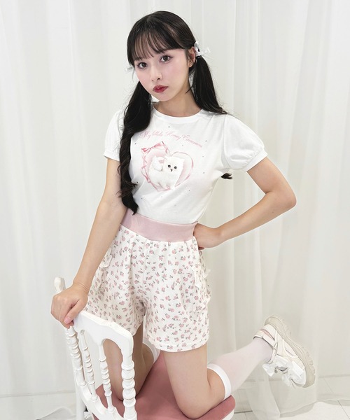 「Honey Cinnamon」 半袖Tシャツ FREE ブラック レディース_画像2