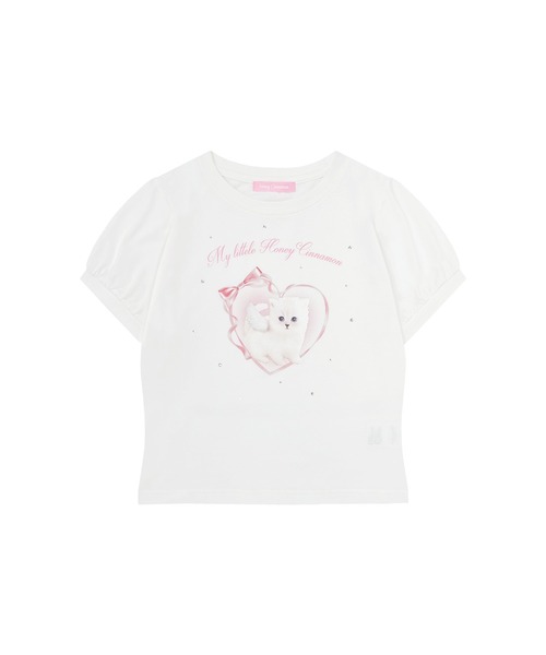 「Honey Cinnamon」 半袖Tシャツ FREE ブラック レディース_画像5