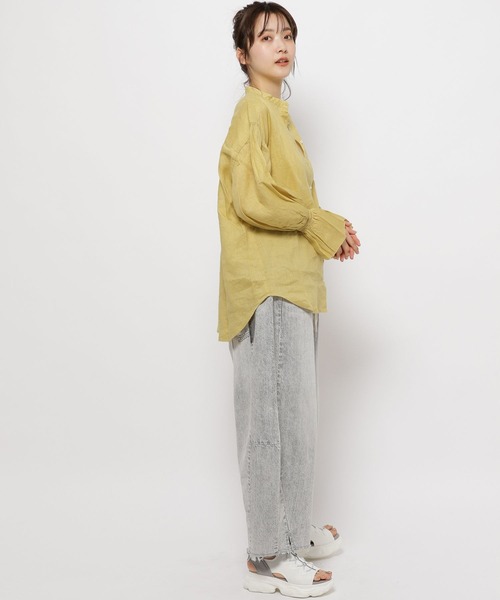 「niko and...」 デニムパンツ LARGE ブルー レディース_画像4