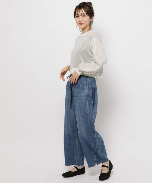 「niko and...」 デニムパンツ LARGE ブルー レディース_画像5
