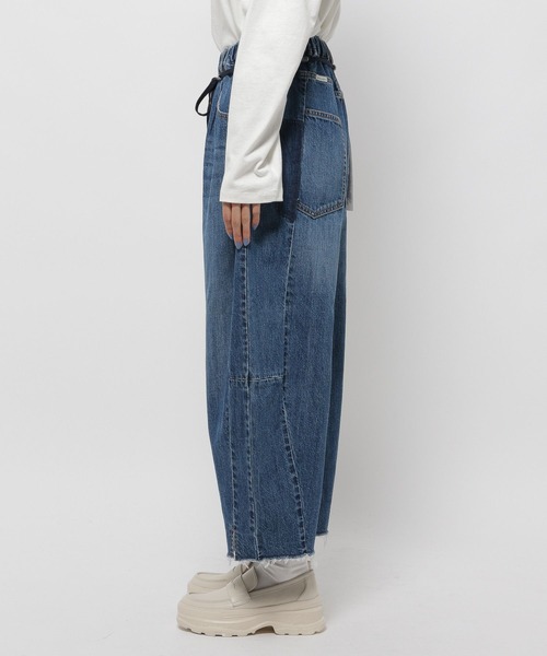 「niko and...」 デニムパンツ LARGE ブルー レディース_画像8