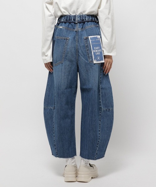 「niko and...」 デニムパンツ LARGE ブルー レディース_画像9