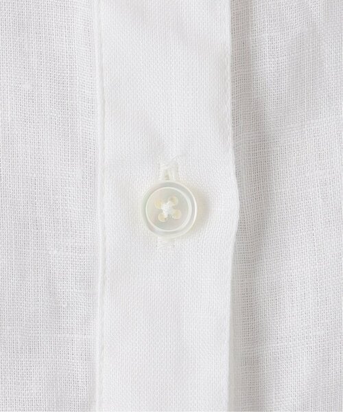 ブラウス シャツ 「追加」フレンチリネンバンドカラーシャツ 3 レディースの画像