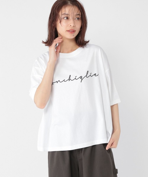 「studio CLIP」 半袖Tシャツ FREE グリーン レディース_画像2