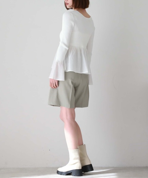 「archives」 ショートパンツ MEDIUM ホワイト レディース_画像6
