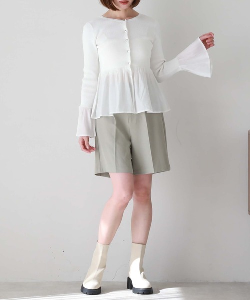 「archives」 ショートパンツ MEDIUM ホワイト レディース_画像9