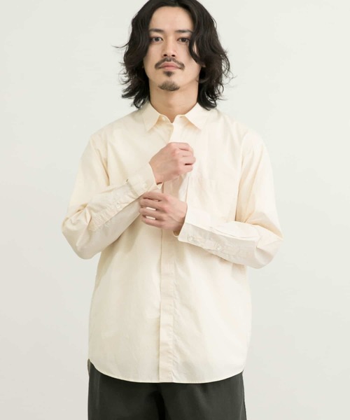 ワークノットワーク　アーバンリサーチ　長袖シャツ　新品未使用 WORK NOT WORK URBAN RESEARCH 長袖シャツ MEDIUM オレンジ系その他
