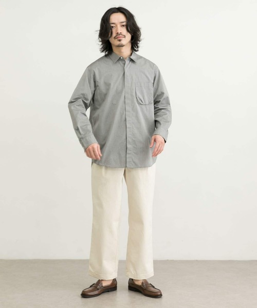 WORK NOT WORK URBAN RESEARCH 長袖シャツ MEDIUM オレンジ系その他
