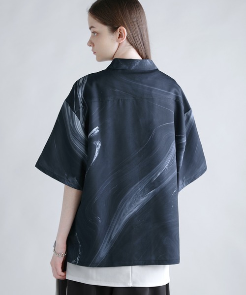 「SOCCE」 半袖シャツ M ブルー メンズ_画像5