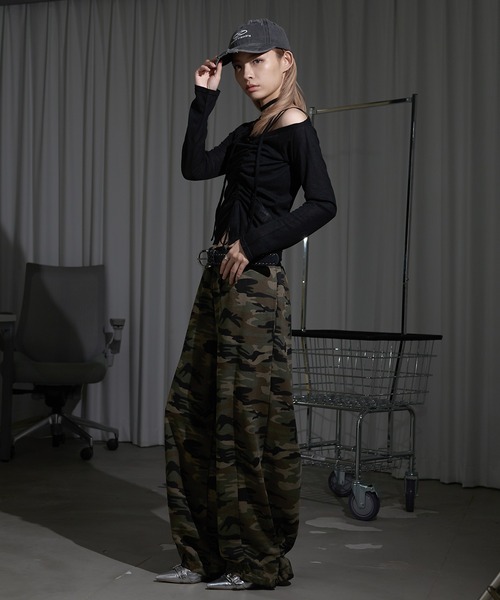 「apres jour mignon」 スウェットパンツ X-LARGE ブラック レディース_画像5