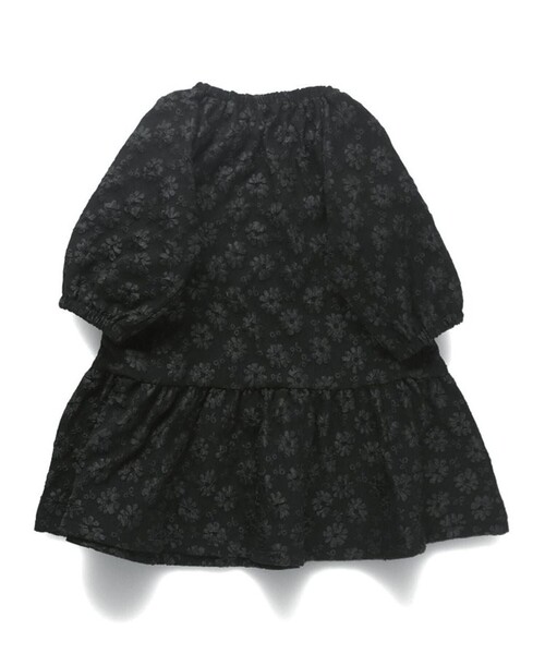 「branshes」 「KIDS」半袖ワンピース 100 ブラック キッズ_画像3