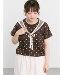 tシャツ 半袖 「オーガニックコットン」ドット...の詳細画像4