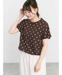 tシャツ 半袖 「オーガニックコットン」ドット...の詳細画像5