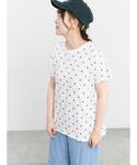 tシャツ 半袖 「オーガニックコットン」ドット...の詳細画像2